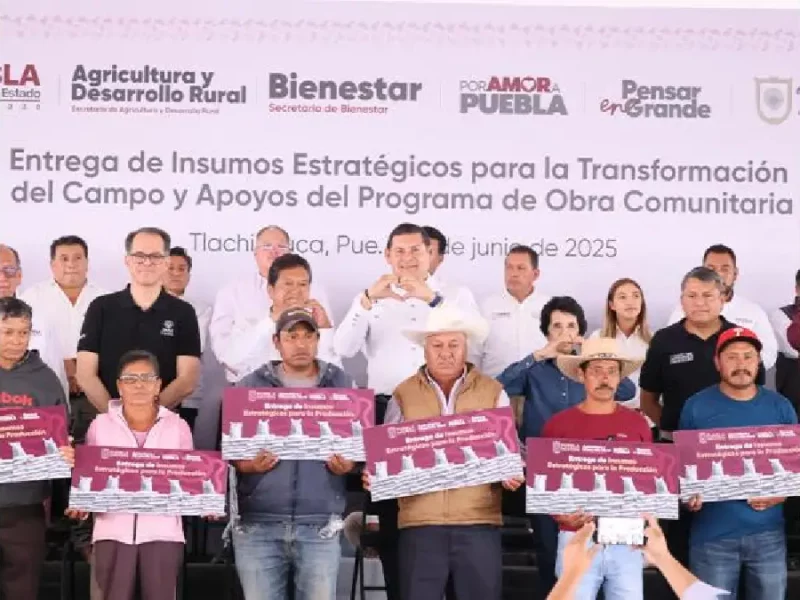 Entrega Gobernador Armenta 18 mdp en Obra Comunitaria y apoyos al campo en Tlachichuca