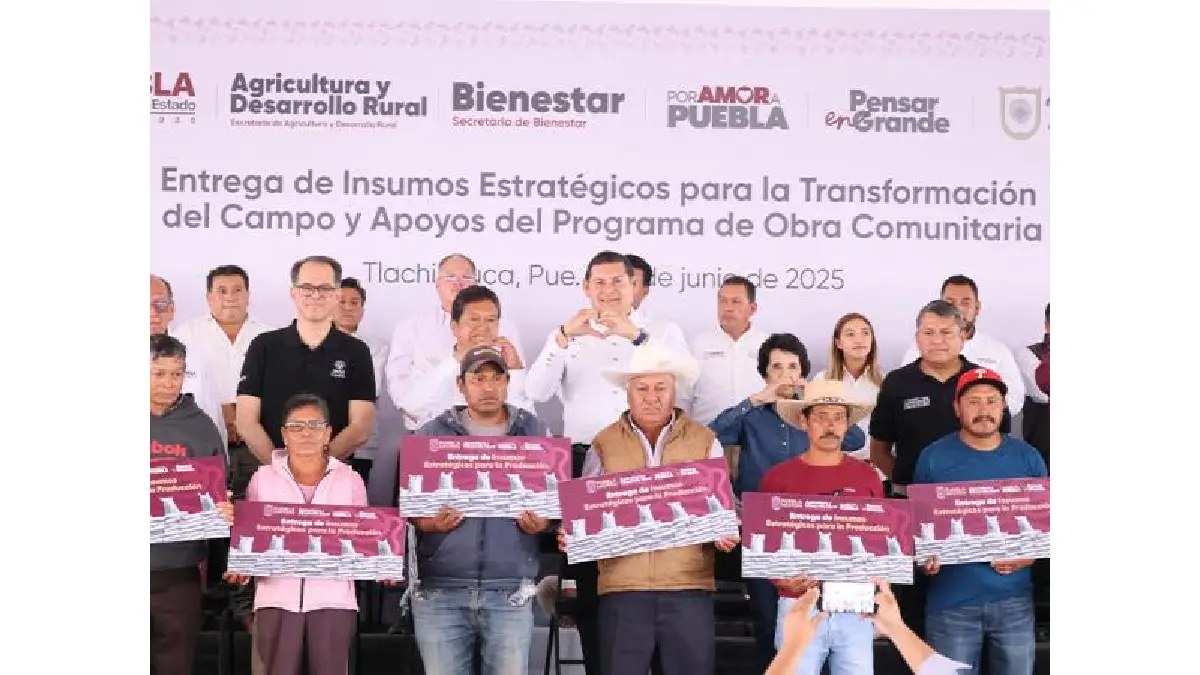 Entrega Gobernador Armenta 18 mdp en Obra Comunitaria y apoyos al campo en Tlachichuca