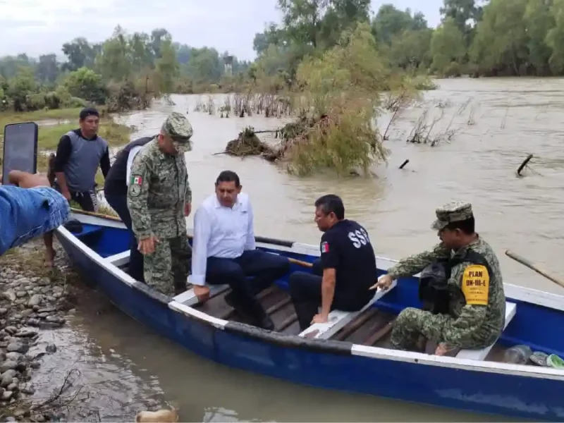 Armenta anuncia construcción de un puente en Francisco Z. Mena.