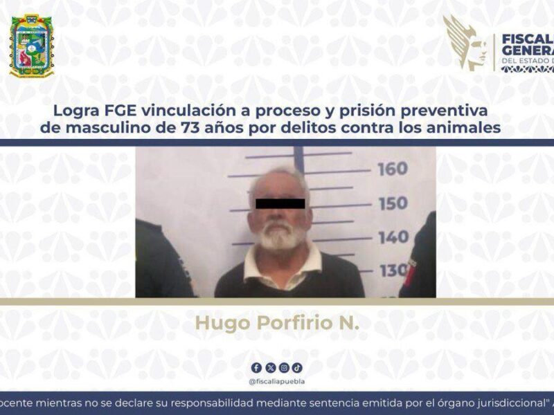 Abuelito agresivo de Los Héroes se queda en prisión por maltrato animal