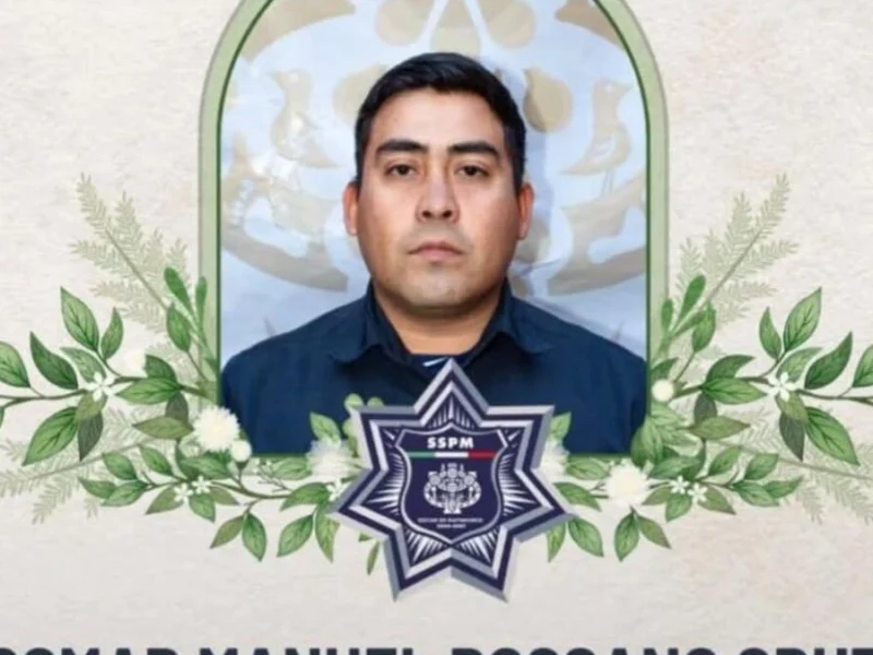 El policía Osmar Rossano fue asesinado en Izúcar después de capturar a dos narcomenudistas