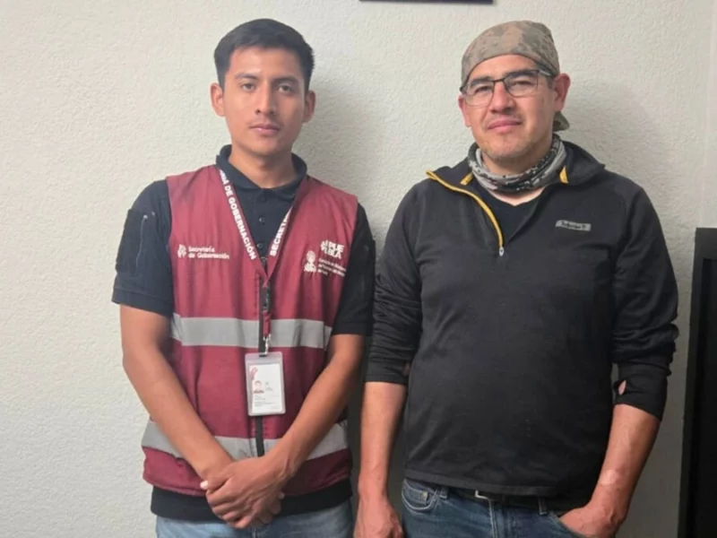 Localizan con vida al ciclista Leroy Mata, desaparecido en la ruta del volcán Popocatépetl