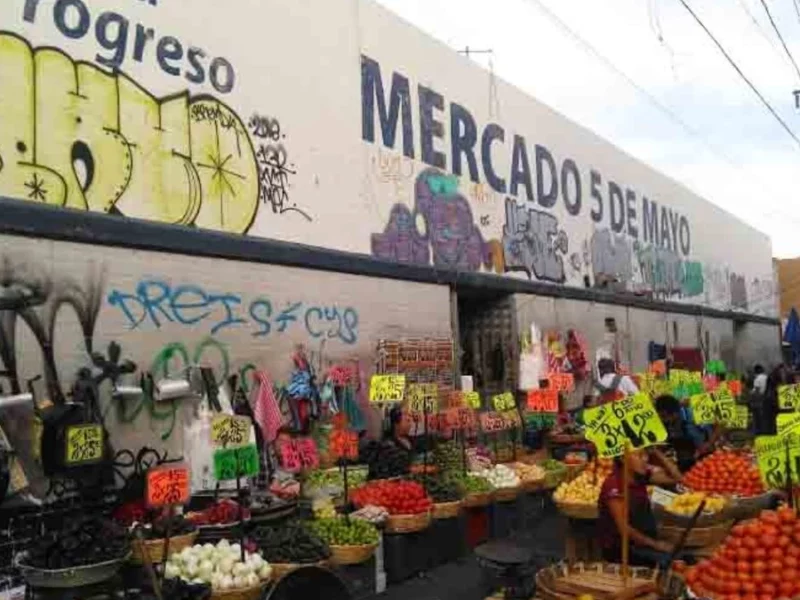 Licitan la rehabilitación del mercado 5 de Mayo de Puebla 