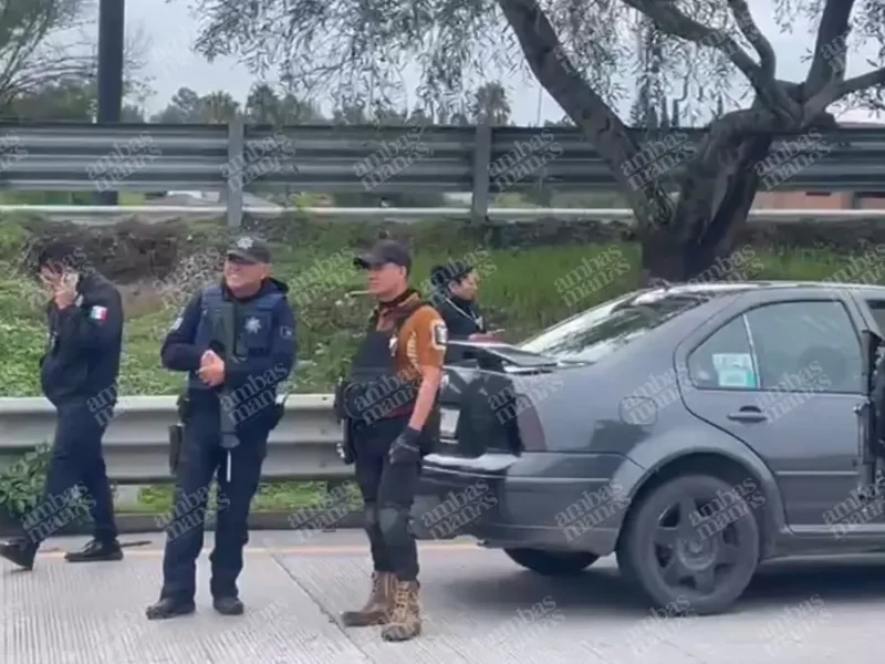 Tras persecución en el Periférico Ecológico, detienen a asaltante de transporte de carga  