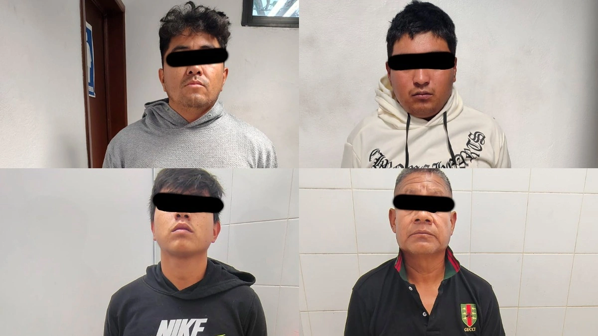 Detienen a cuatro poblanos relacionados con al menos siete asaltos en Tlaxcala 