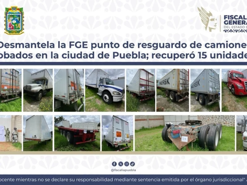En predio de San José El Conde encuentran 15 tráileres robados