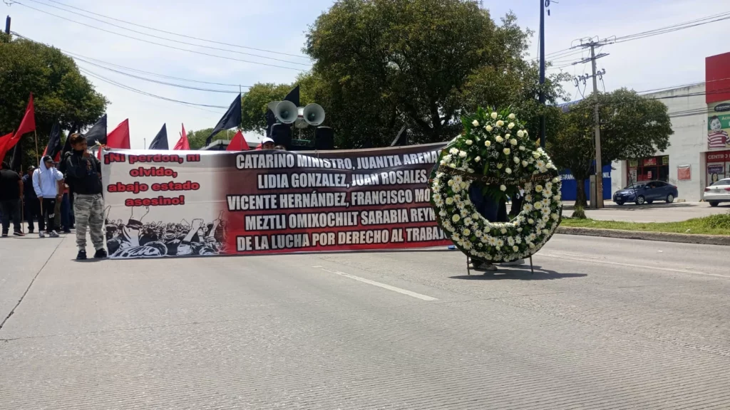 La 28 de Octubre se manifestó en la zona de la CAPU para recordar a Juanita.