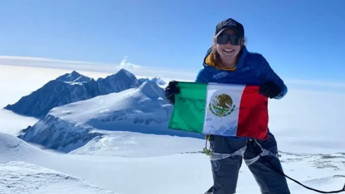 Andrea Dorantes, la primera mexicana en cruzar Groenlandia sobre esquís