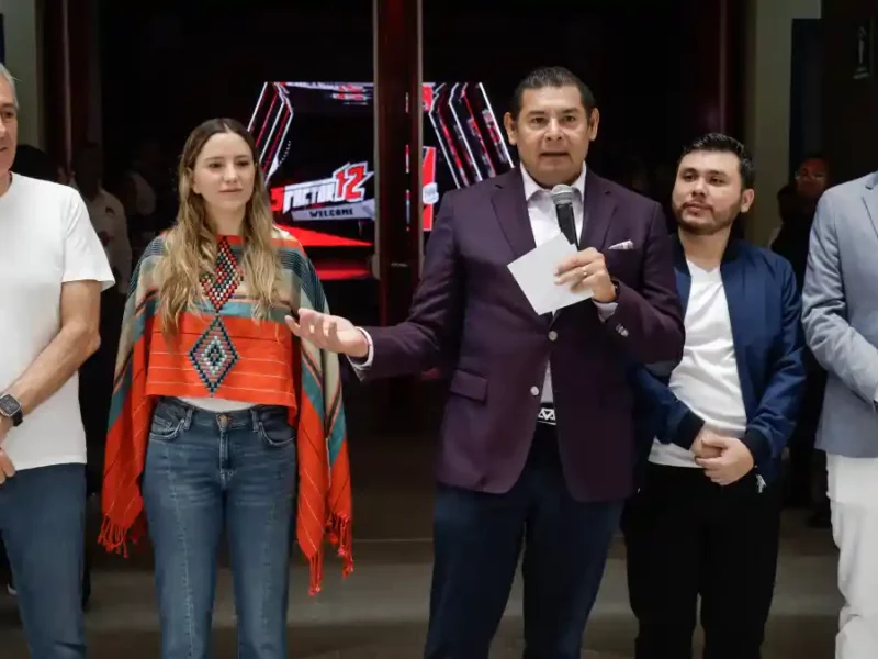 El gobernador Alejandro Armenta en la inauguración del torneo de videojuegos “S-Factor 12”.