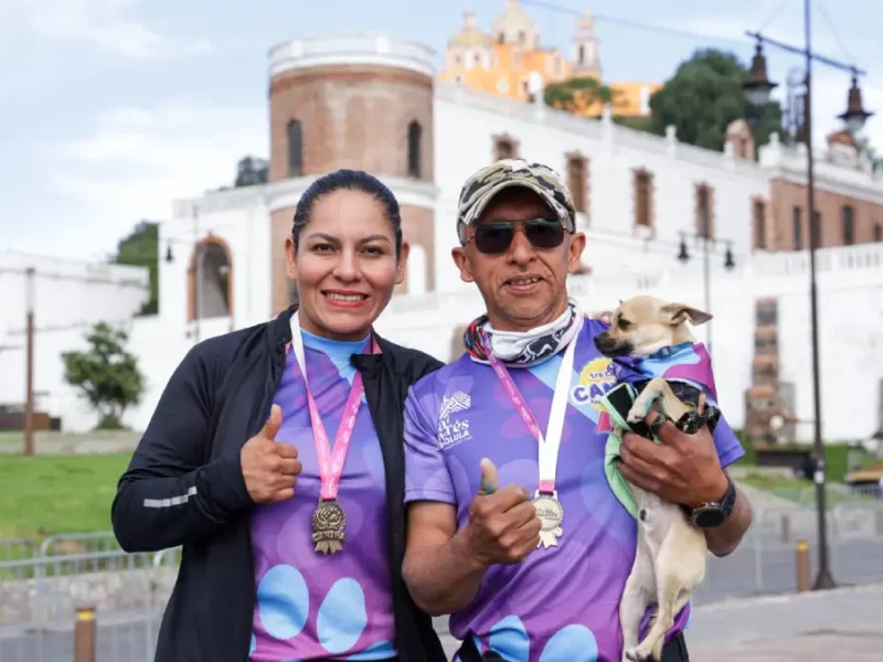 Celebra San Andrés Cholula su Primera Carrera Canina