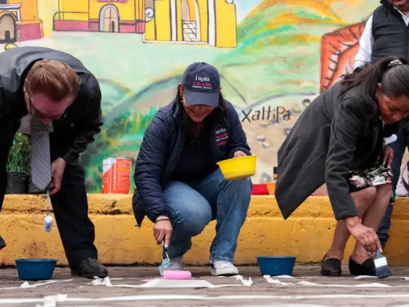 Promueve Lupita Cuautle movilidad responsable en San Andrés Cholula