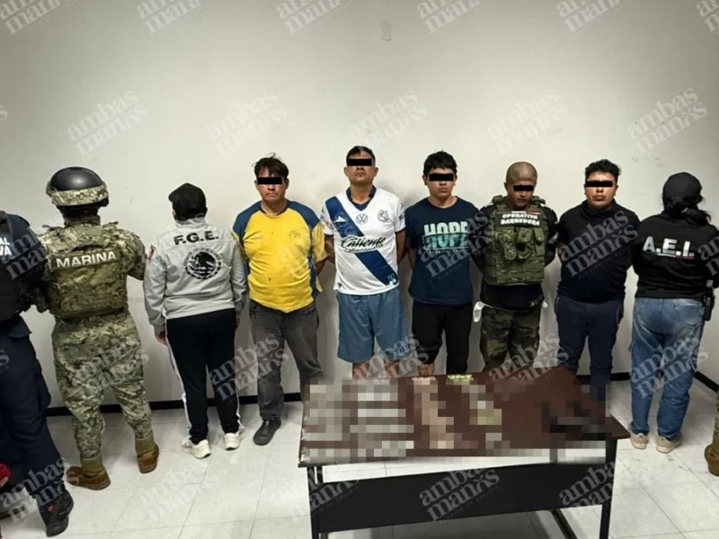 Capturan a cinco integrantes de La Barredora ligados al ataque con explosivos en Coronango  