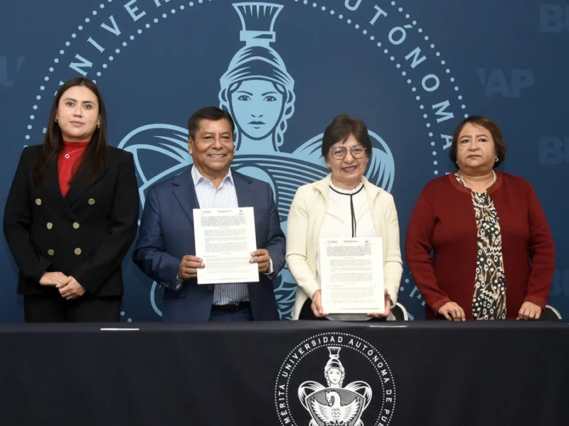 Convenio de colaboración de la BUAP con la Secretaría de Infraestructura estatal