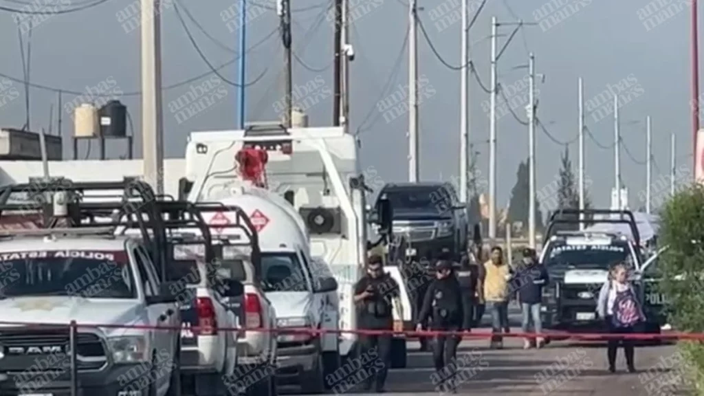 Tras el decomiso de tres pipas de gas LP en Coronango, detuvieron a seis personas.