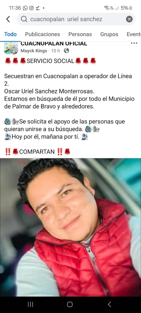 Uriel, “El Ranita”, es el transportista que encontraron desmembrado en la carretera Azumbilla-El Seco, en Puebla.