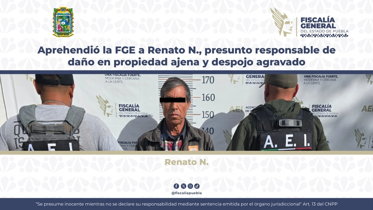 FOTOS: Por este motivo detuvieron al activista Renato Romero en Puebla