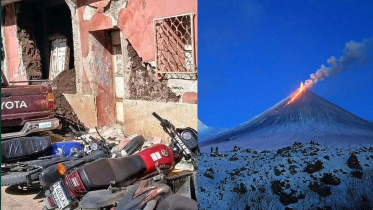 Volcán de Siberia entra en erupción tras terremoto en Rusia  