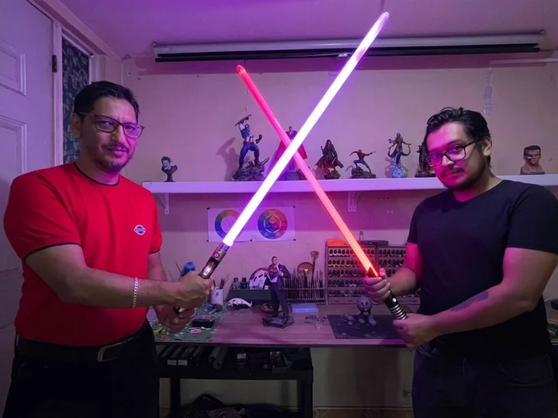 Ancient Sabers: sables de luz hechos por y para fans de Star Wars en Puebla