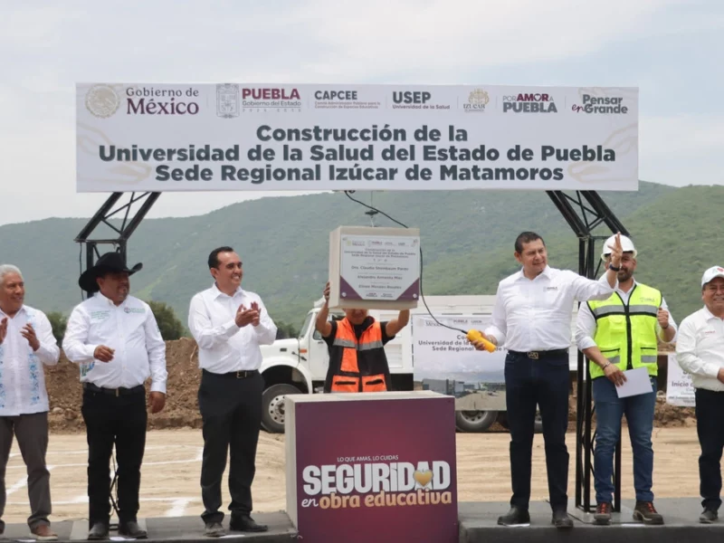 Licitan construcción de planteles regionales de la Universidad de la Salud de Puebla 