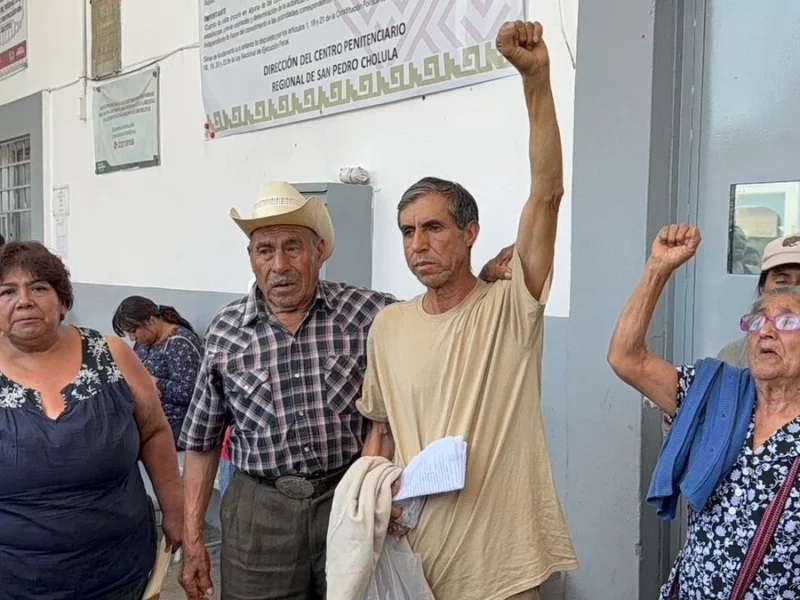 Renato Romero, activista detenido por conflicto en Xoxtla, seguirá su proceso en libertad 