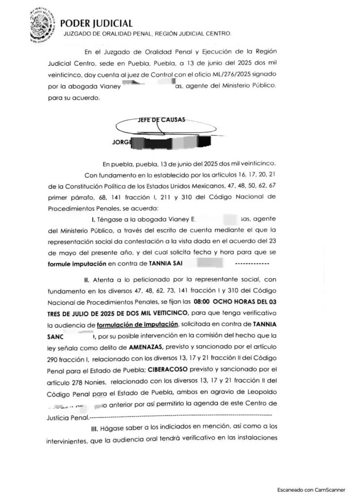 Tannia Sánchez denunció a su expareja por tentativa de feminicidio y ahora la acusan de ciberacoso.