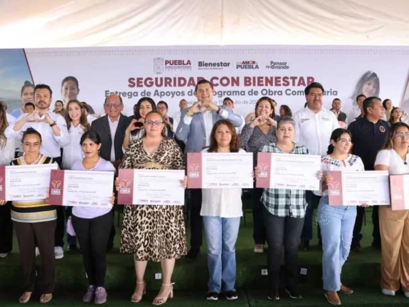 Armenta entrega 70 millones de pesos del programa de obra comunitaria