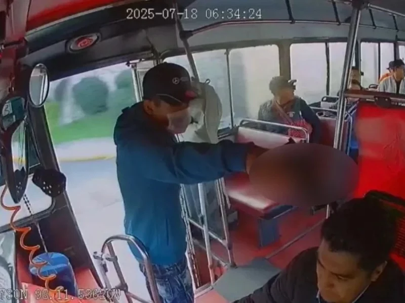 VIDEO: violento asalto a la ruta Mazame sobre el bulevar 5 de Mayo
