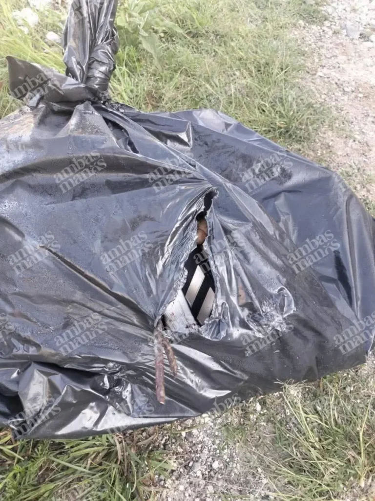 Localizaron un cuerpo desmembrado al interior de dos bolsas para basura a un costado de la carretera federal Azumbilla-El Seco.