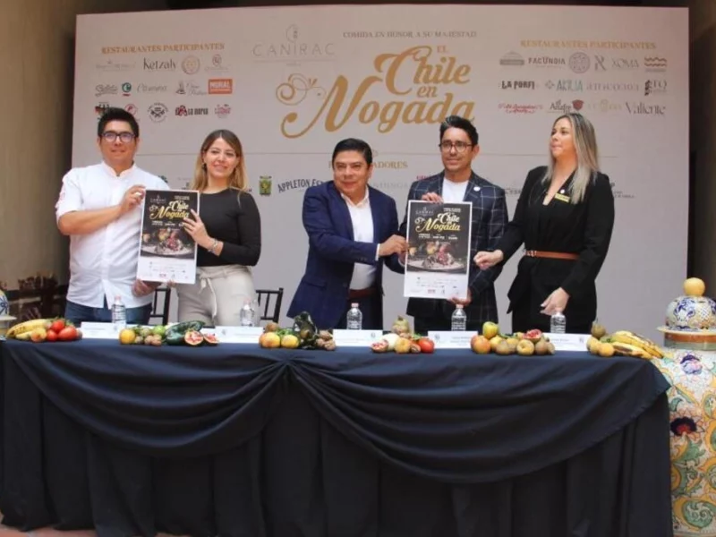 ¡Arrancó la temporada! Anuncia Canirac la tradicional comida de Chiles en Nogada