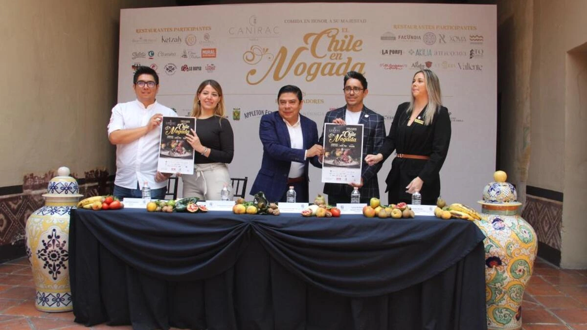 ¡Arrancó la temporada! Anuncia Canirac la tradicional comida de Chiles en Nogada