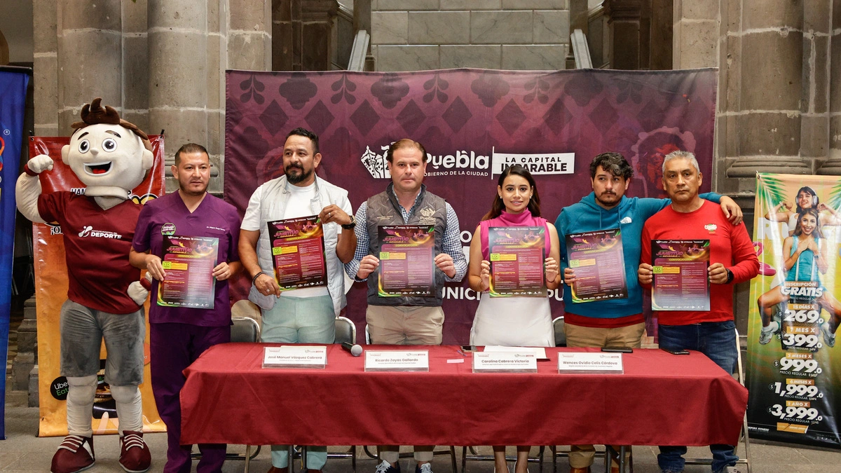 Anuncian la carrera de la Juventud Imparable en Puebla capital  
