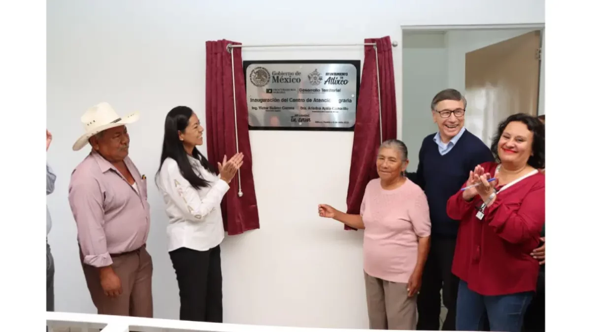 Ariadna Ayala, presidenta de Atlixco, hace historia con la inauguración del primer centro de atención agraria en Puebla.