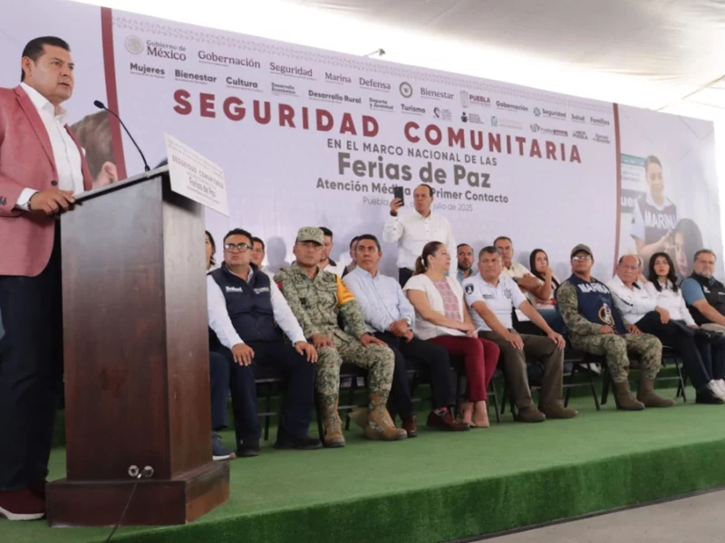 Armenta lleva la Feria de Paz a la colonia Guadalupe Hidalgo de Puebla