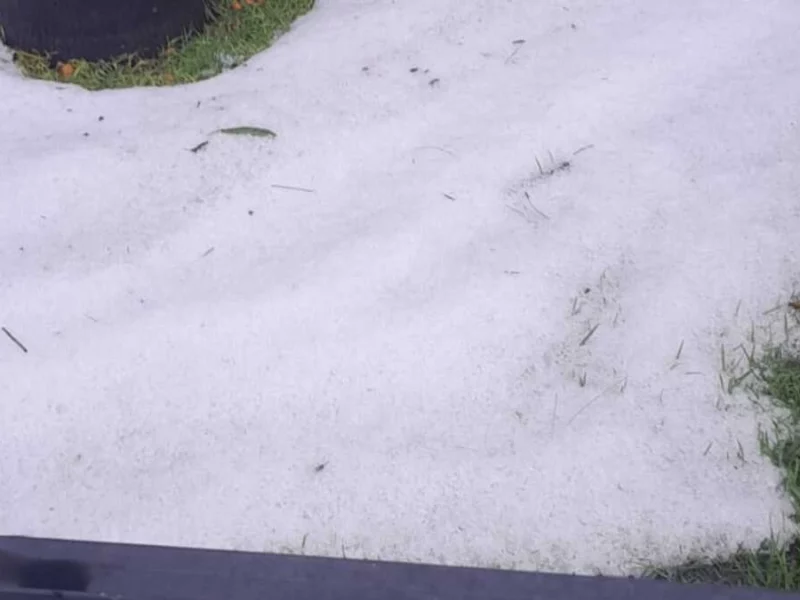 Granizada en Puebla, Cuautlancingo y San Pedro Cholula deja calles inundadas
