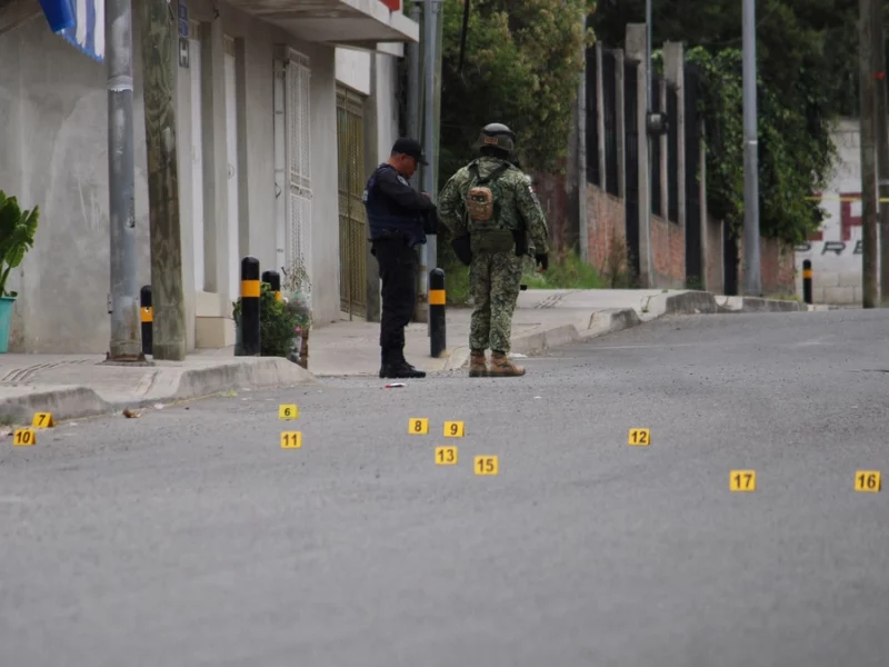 Ejecutan a un hombre en la colonia El Encinar; le dispararon 17 veces 