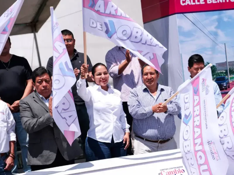 Impulsa San Andrés Cholula infraestructura vial en juntas auxiliares