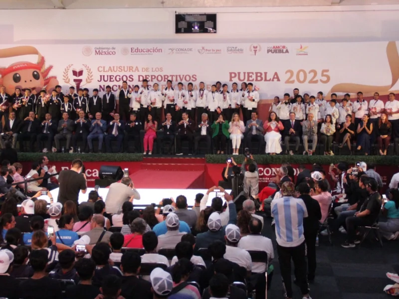 “Vienen sorpresas para Puebla”: Rommel Pacheco en la clausura de los Juegos Deportivos Nacionales 