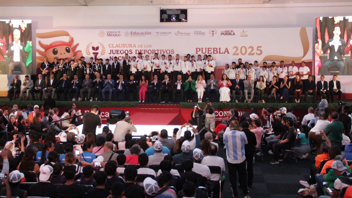 “Vienen sorpresas para Puebla”: Rommel Pacheco en la clausura de los Juegos Deportivos Nacionales 
