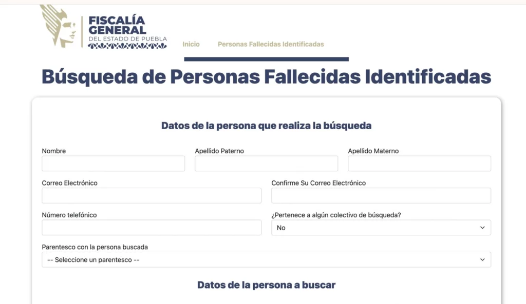 Ya se puede consultar la lista de personas fallecidas que permanecían en el Servicio Médico Forense de Puebla en calidad de desconocidas y que fueron identificadas por la Fiscalía General del Estado (FGE) a través de pruebas genéticas.