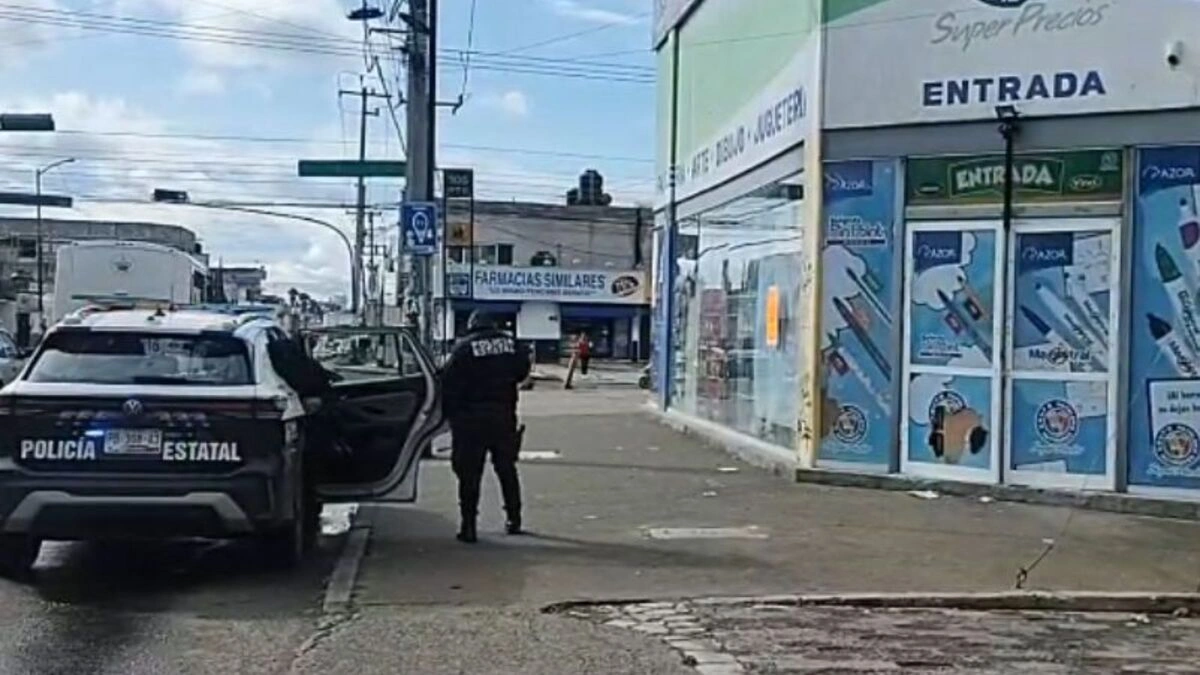 Ladrones saquean papelería y salón de fiestas en Loma Bella