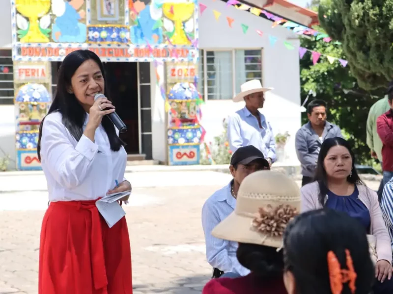 Ariadna Ayala, presidenta de Atlixco inicia la restauración del templo de San Juan Bautista en Ocotepec