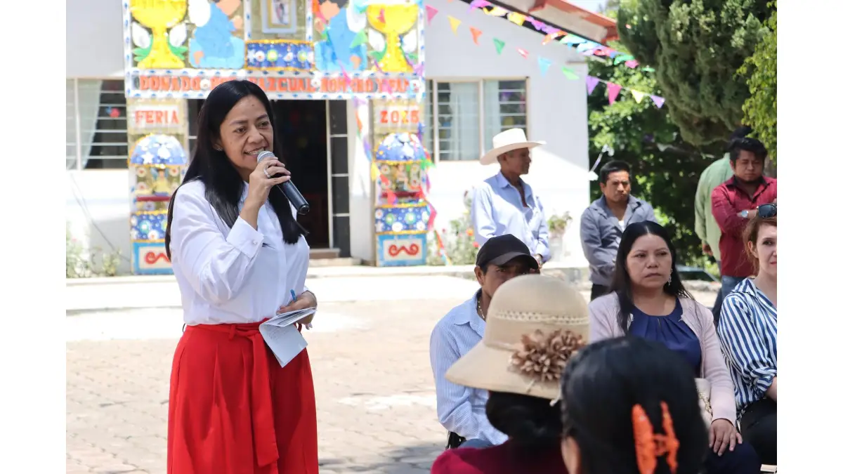 Ariadna Ayala, presidenta de Atlixco inicia la restauración del templo de San Juan Bautista en Ocotepec