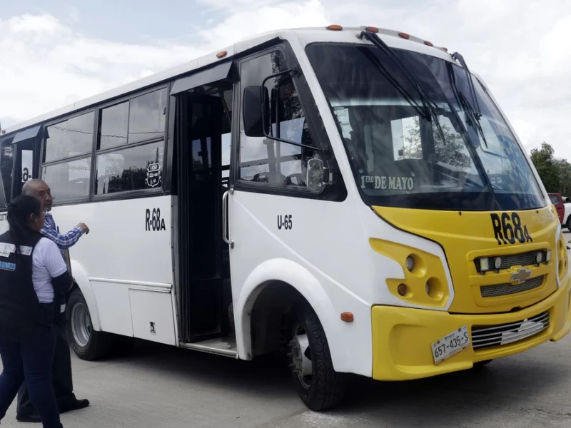 La mitad del transporte público que circula en Puebla capital no pasa la revista vehicular  