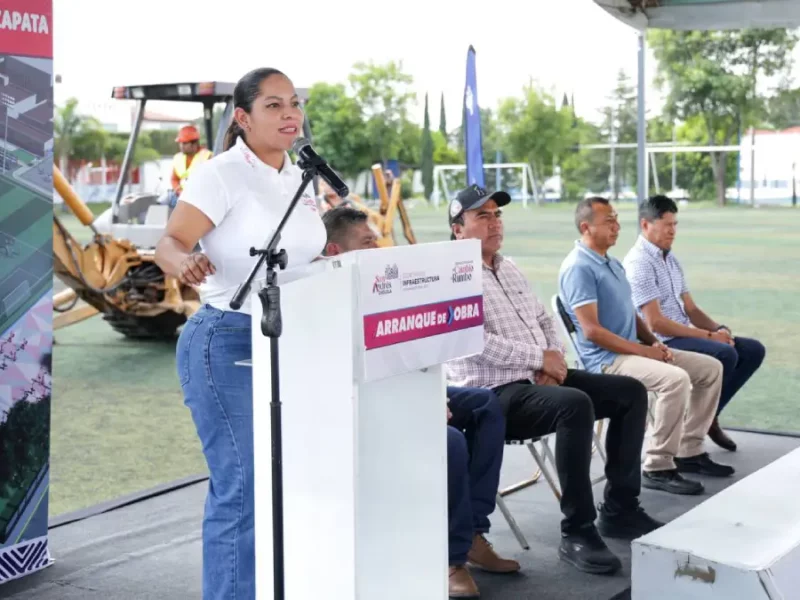 Con obras Lupita Cuautle transforma espacios para fomentar el deporte y la vida sana