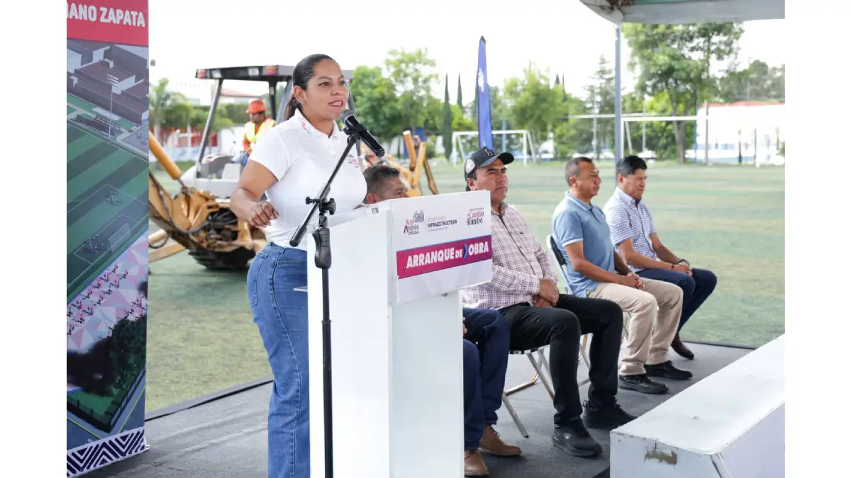 Con obras Lupita Cuautle transforma espacios para fomentar el deporte y la vida sana