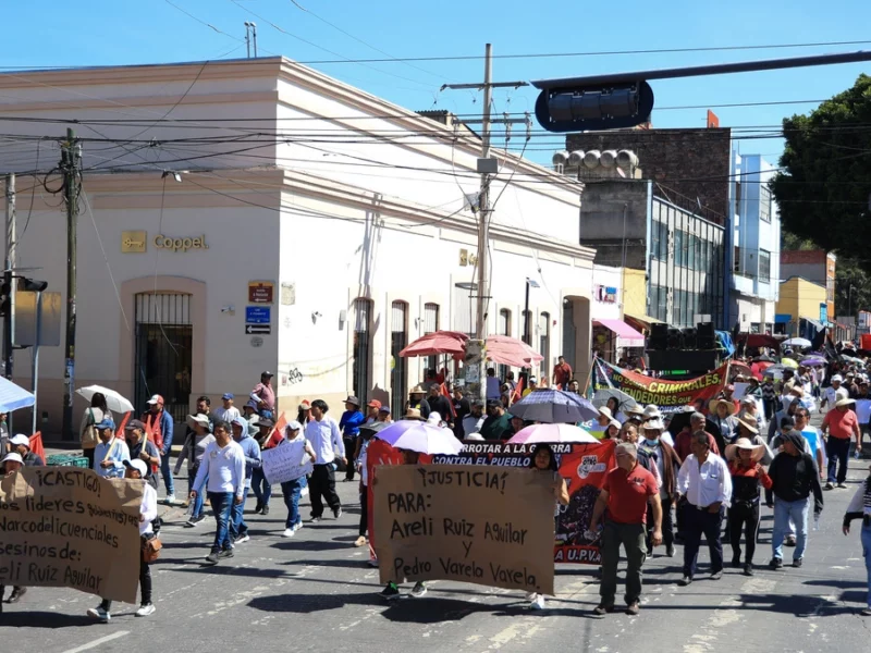 La 28 de Octubre provoca cierres por manifestación en Puebla  
