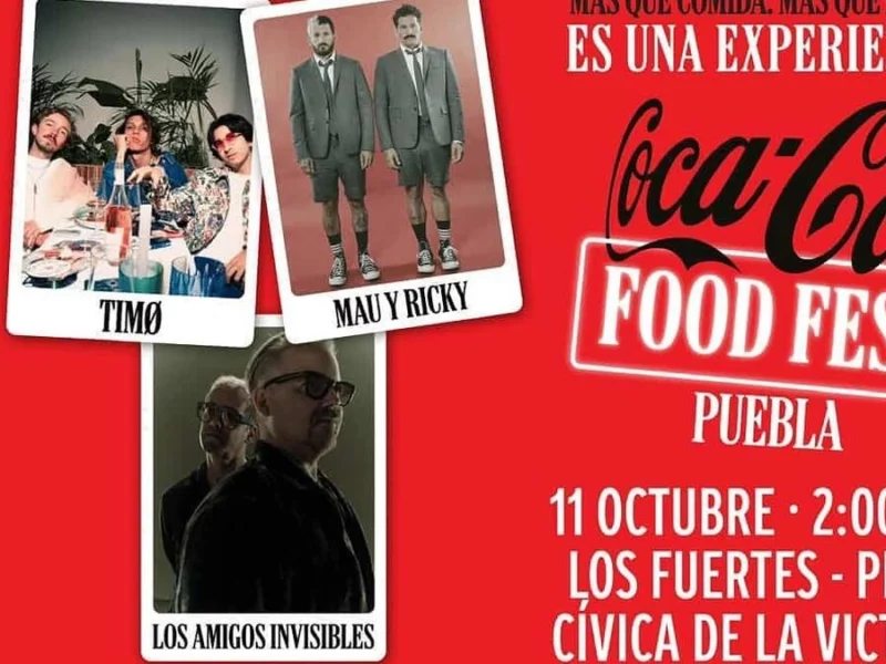 El Coca Cola Food Fest 2025 regresa a Puebla con Los Amigos Invisibles