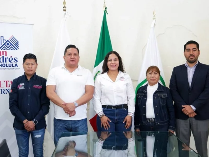 Entregan donativo a la Cruz Roja y anuncian carrera para recaudar fondos en San Andrés Cholula 