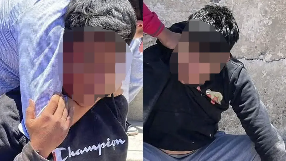 Intentan linchar a dos presuntos ladrones en Tochtepec.