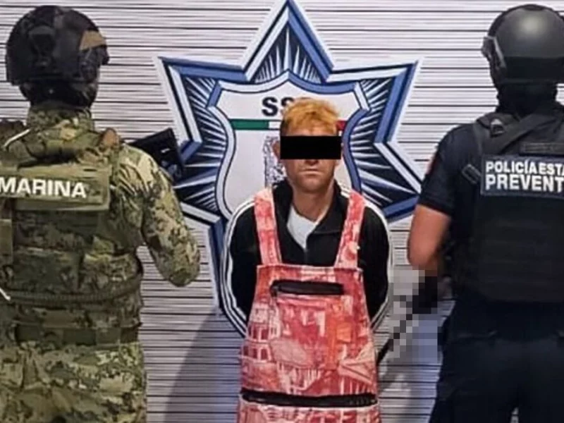 Capturan a “El Quijadas”, narcovendedor de la Central de Abasto en Puebla 